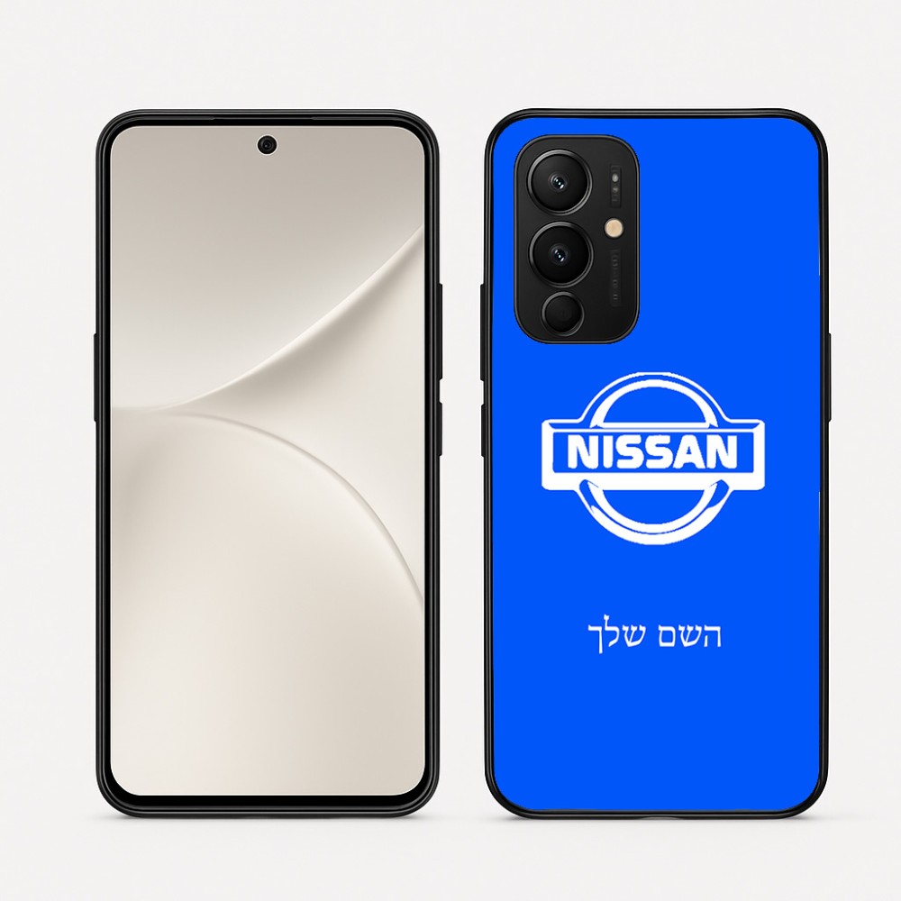 כיסוי בעיצוב אישי עם השם שלך לדגם - Realme 16 Pro 5G בעיצוב ניסאן
