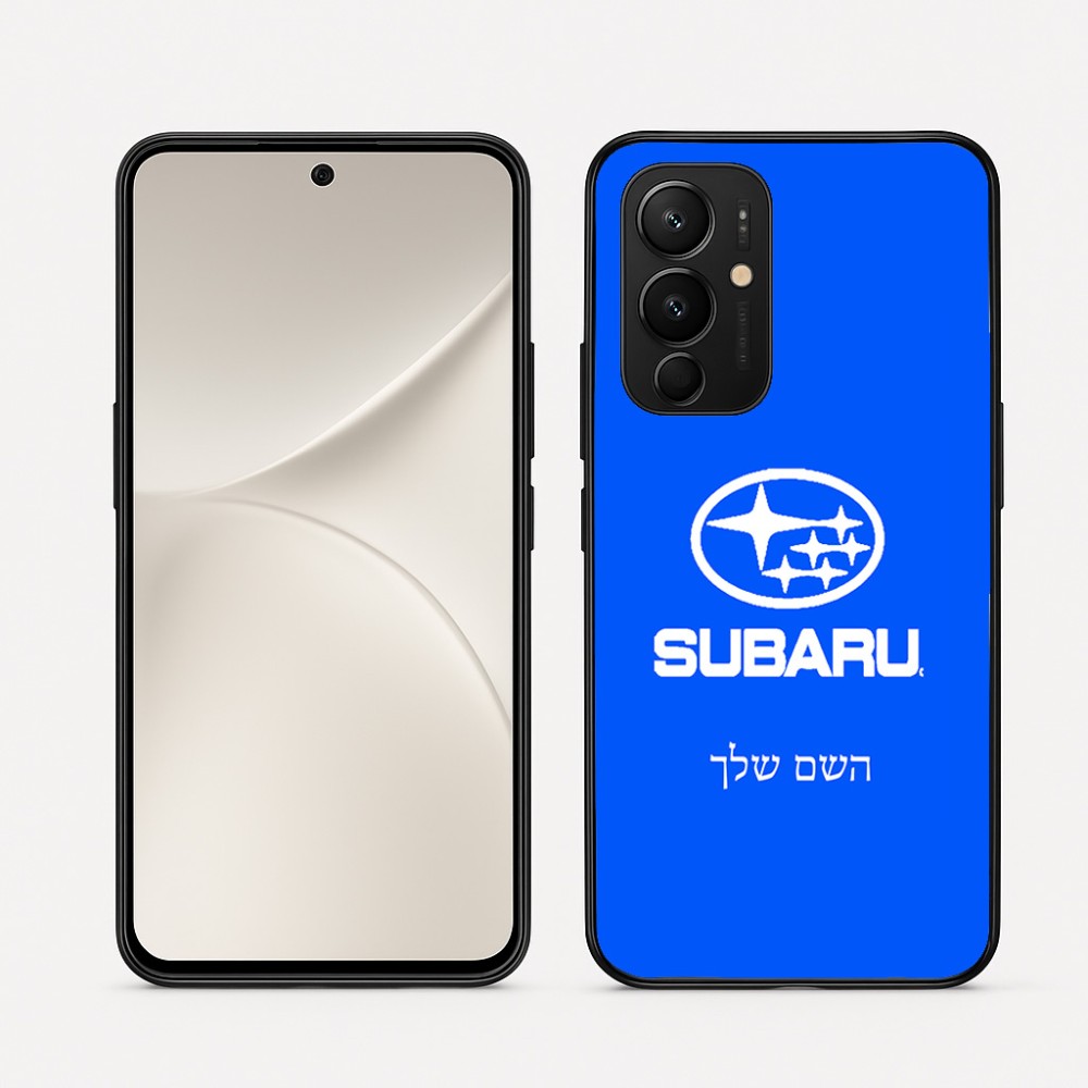 כיסוי בעיצוב אישי עם השם שלך לדגם - Realme 16 Pro 5G בעיצוב סובארו