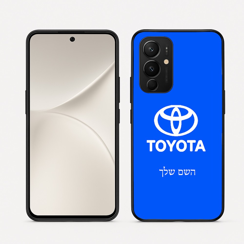 כיסוי בעיצוב אישי עם השם שלך לדגם - Realme 16 Pro 5G בעיצוב טויוטה
