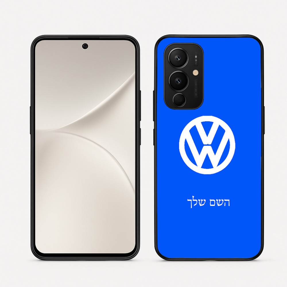 כיסוי בעיצוב אישי עם השם שלך לדגם - Realme 16 Pro 5G בעיצוב פולקסווגן