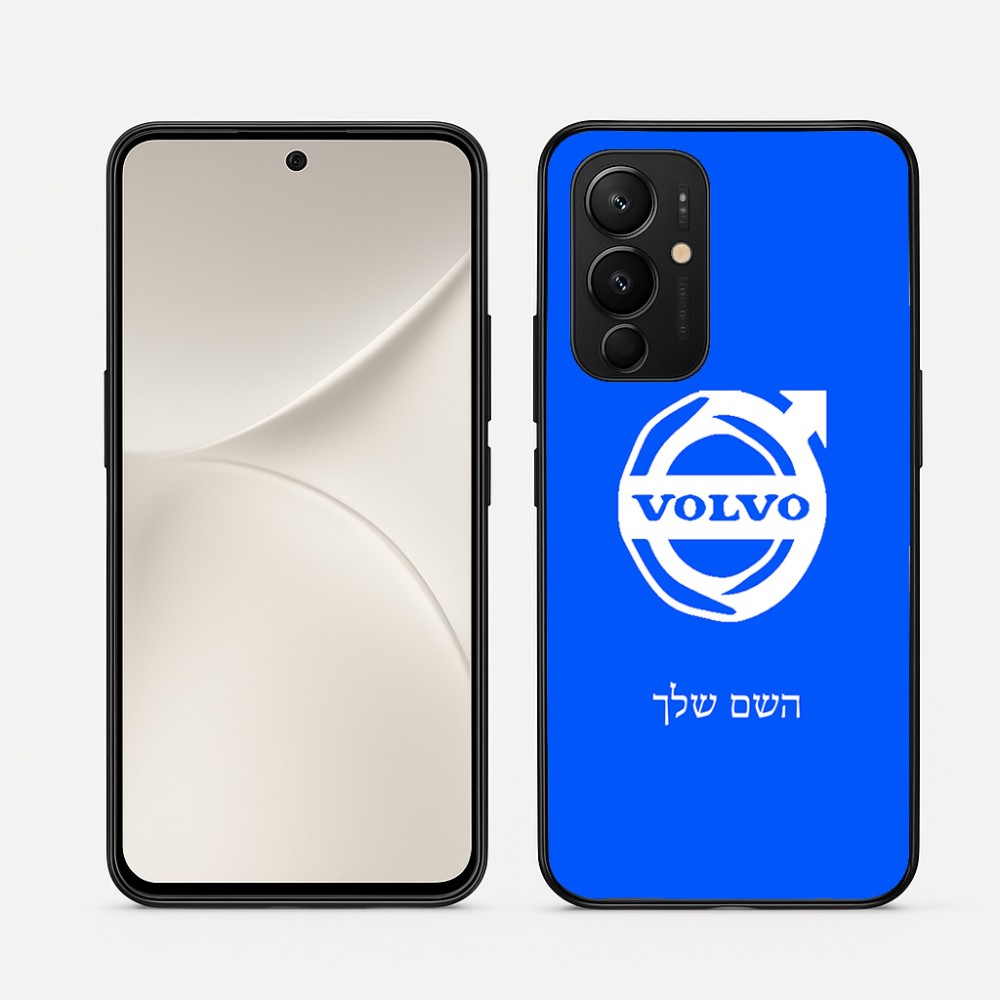 כיסוי בעיצוב אישי עם השם שלך לדגם - Realme 16 Pro 5G בעיצוב וולוו