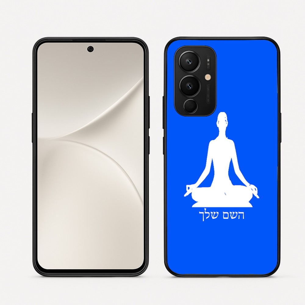כיסוי בעיצוב אישי עם השם שלך לדגם - Realme 16 Pro 5G בעיצוב אימון יוגה