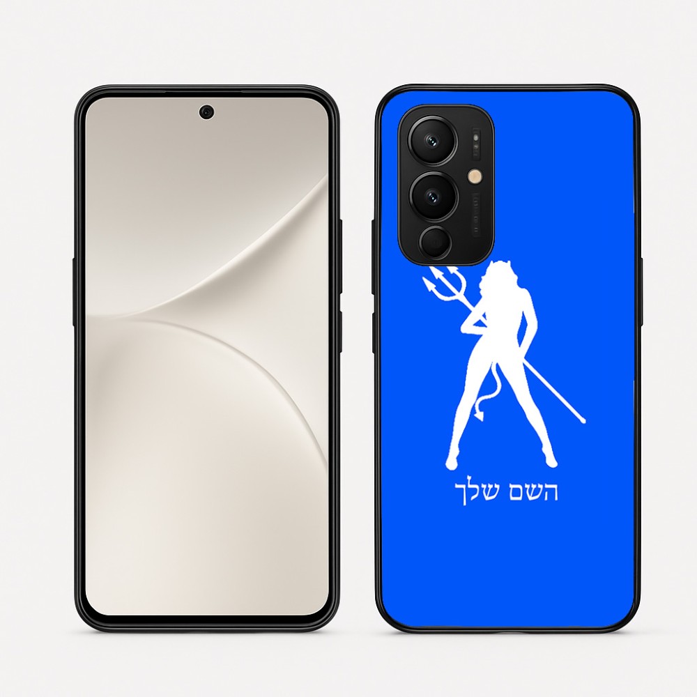 כיסוי בעיצוב אישי עם השם שלך לדגם - Realme 16 Pro 5G בעיצוב אישה שטן