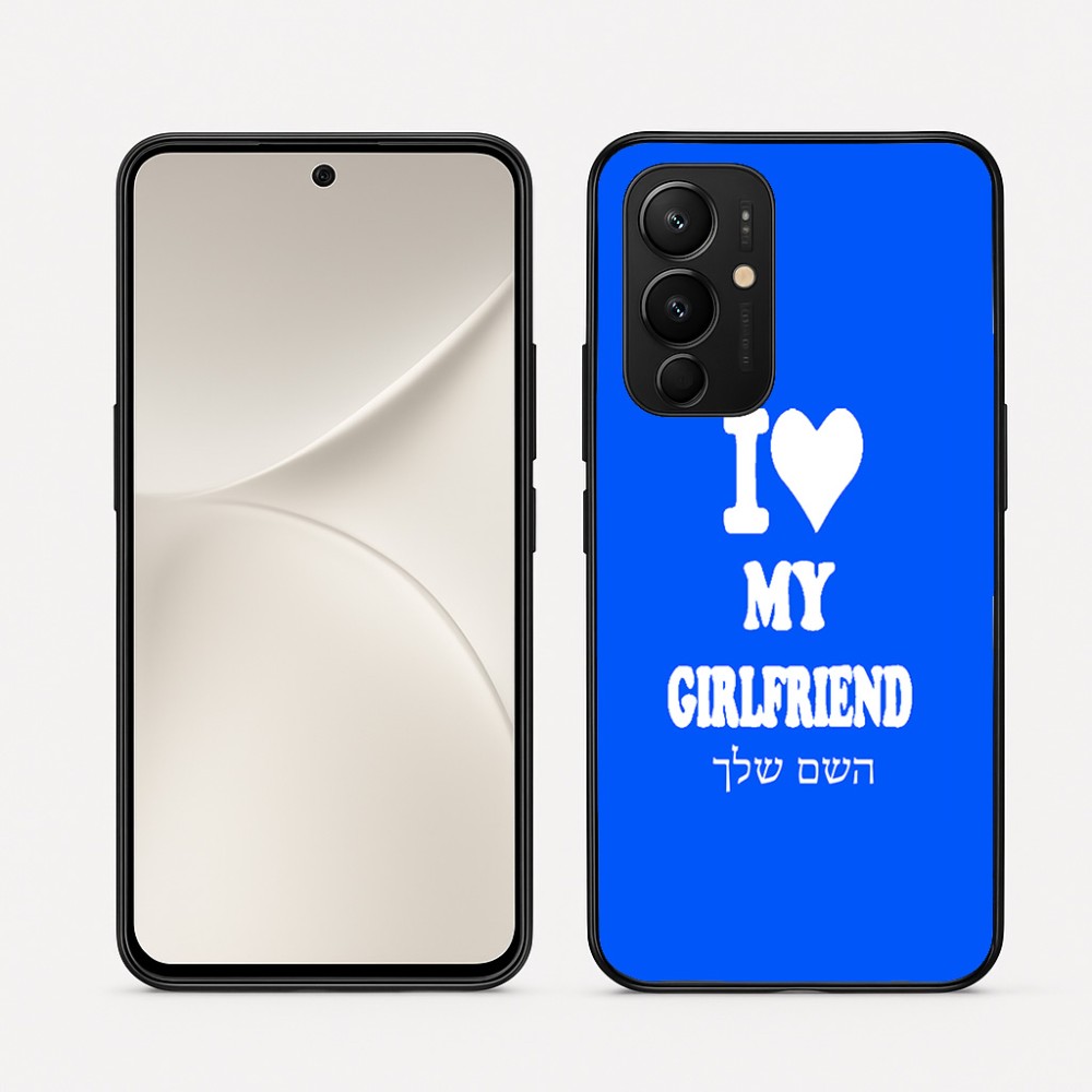 כיסוי בעיצוב אישי עם השם שלך לדגם - Realme 16 Pro 5G בעיצוב אוהב את החברה שלי
