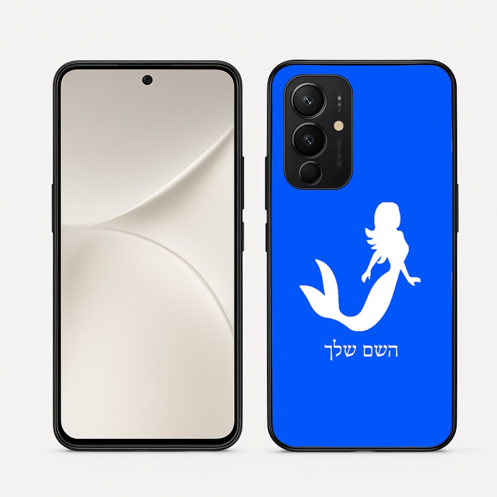 כיסוי בעיצוב אישי עם השם שלך לדגם - Realme 16 Pro 5G בעיצוב בתולת ים - אישה