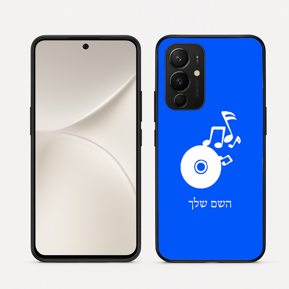 כיסוי בעיצוב אישי עם השם שלך לדגם - Realme 16 Pro 5G בעיצוב תקליטור - אזור מוזיקה
