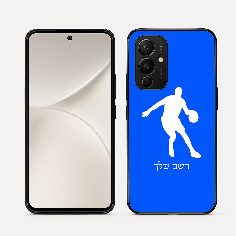 כיסוי בעיצוב אישי עם השם שלך לדגם - Realme 16 Pro 5G בעיצוב שחקן כדורסל