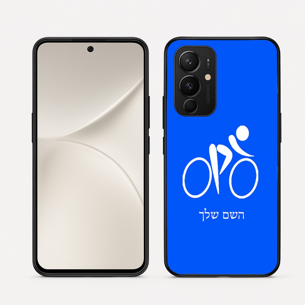 כיסוי בעיצוב אישי עם השם שלך לדגם - Realme 16 Pro 5G בעיצוב אופניים אולימפיים