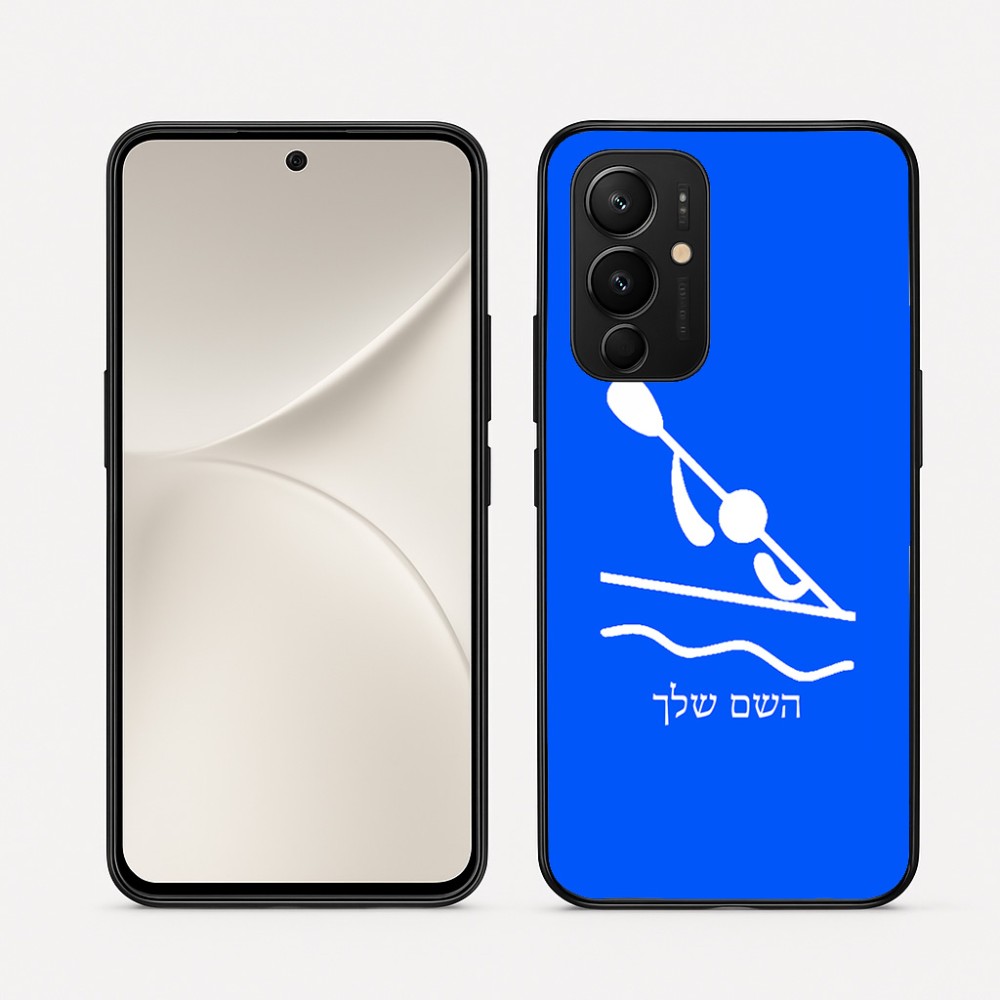 כיסוי בעיצוב אישי עם השם שלך לדגם - Realme 16 Pro 5G בעיצוב קיאק אולימפי