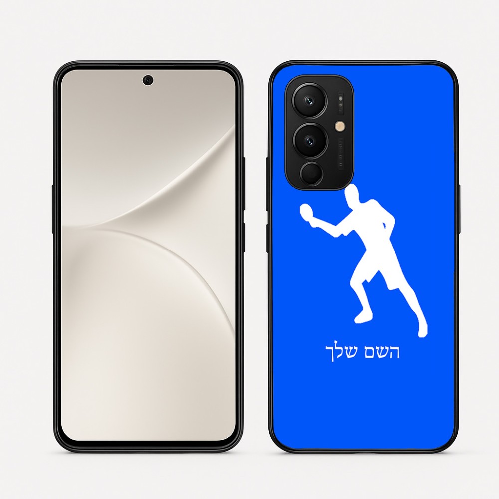 כיסוי בעיצוב אישי עם השם שלך לדגם - Realme 16 Pro 5G בעיצוב שחקן פינג פונג