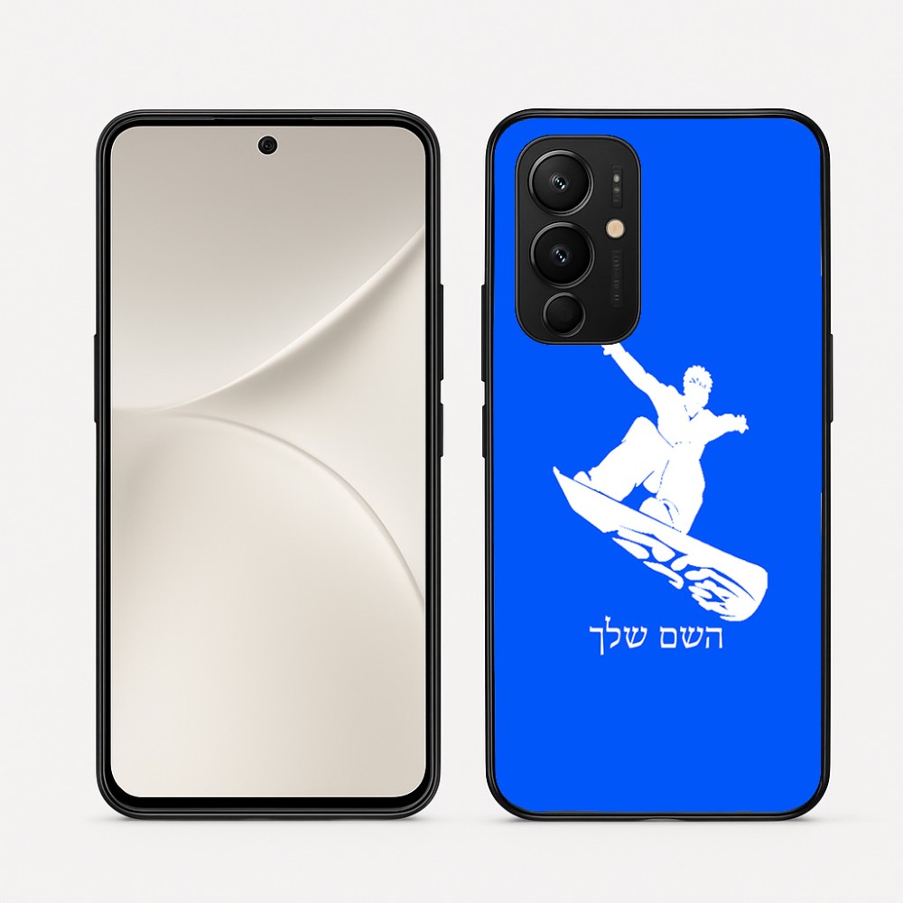 כיסוי בעיצוב אישי עם השם שלך לדגם - Realme 16 Pro 5G בעיצוב סנובורדיסט