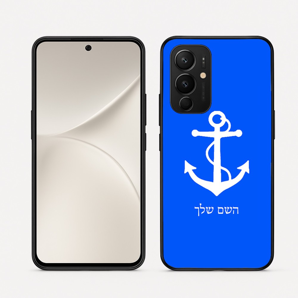 כיסוי בעיצוב אישי עם השם שלך לדגם - Realme 16 Pro 5G בעיצוב לעגן