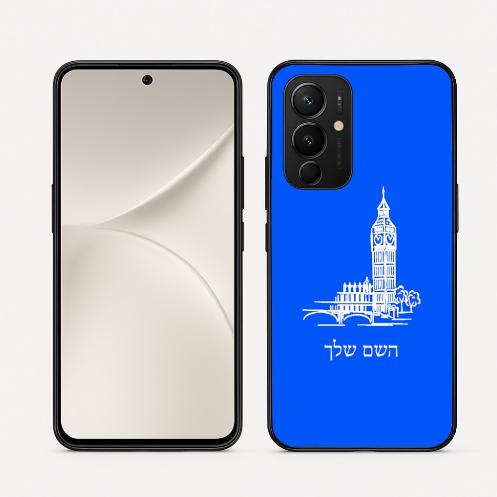 כיסוי בעיצוב אישי עם השם שלך לדגם - Realme 16 Pro 5G בעיצוב ביג בן