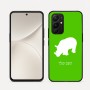 כיסוי בעיצוב אישי עם השם שלך לדגם - Realme 16 Pro 5G בעיצוב קרנף