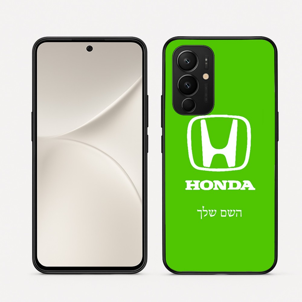 כיסוי בעיצוב אישי עם השם שלך לדגם - Realme 16 Pro 5G בעיצוב הונדה 2