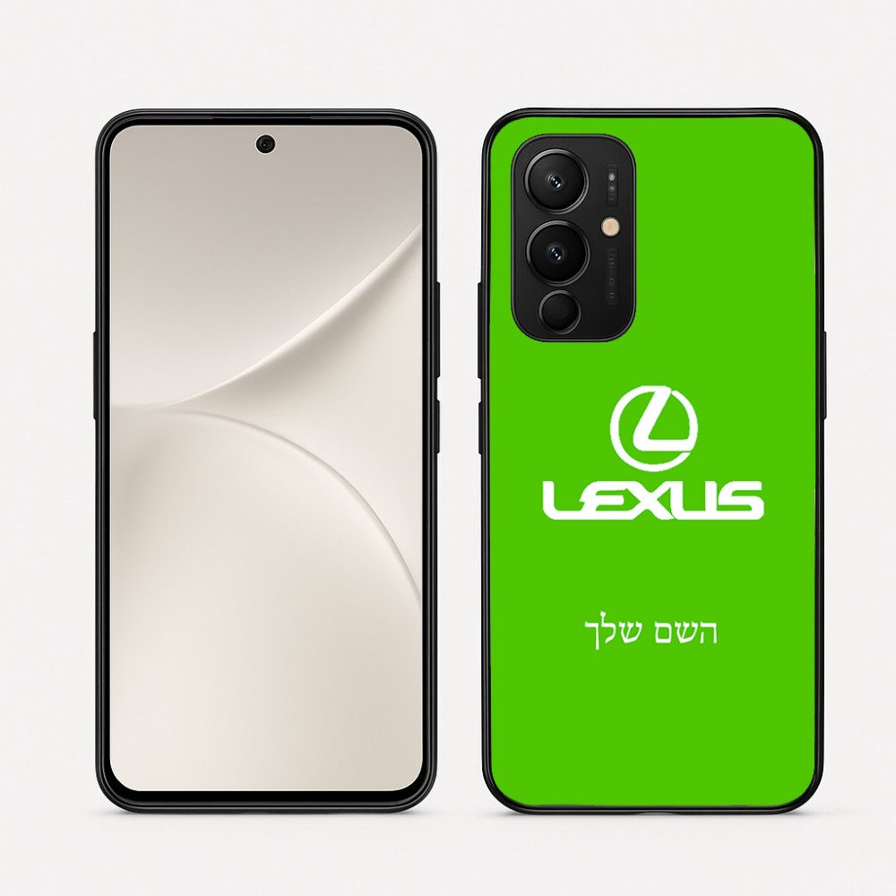 כיסוי בעיצוב אישי עם השם שלך לדגם - Realme 16 Pro 5G בעיצוב לקסוס