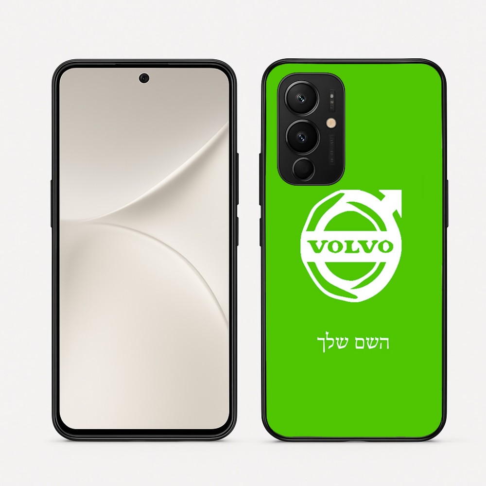 כיסוי בעיצוב אישי עם השם שלך לדגם - Realme 16 Pro 5G בעיצוב וולוו