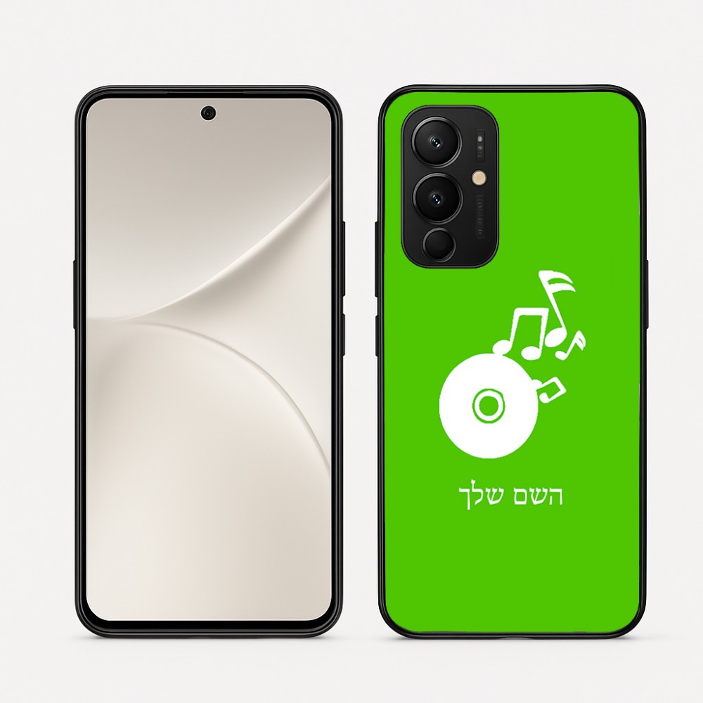 כיסוי בעיצוב אישי עם השם שלך לדגם - Realme 16 Pro 5G בעיצוב תקליטור - אזור מוזיקה
