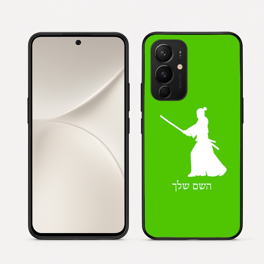 כיסוי בעיצוב אישי עם השם שלך לדגם - Realme 16 Pro 5G בעיצוב סמוראי