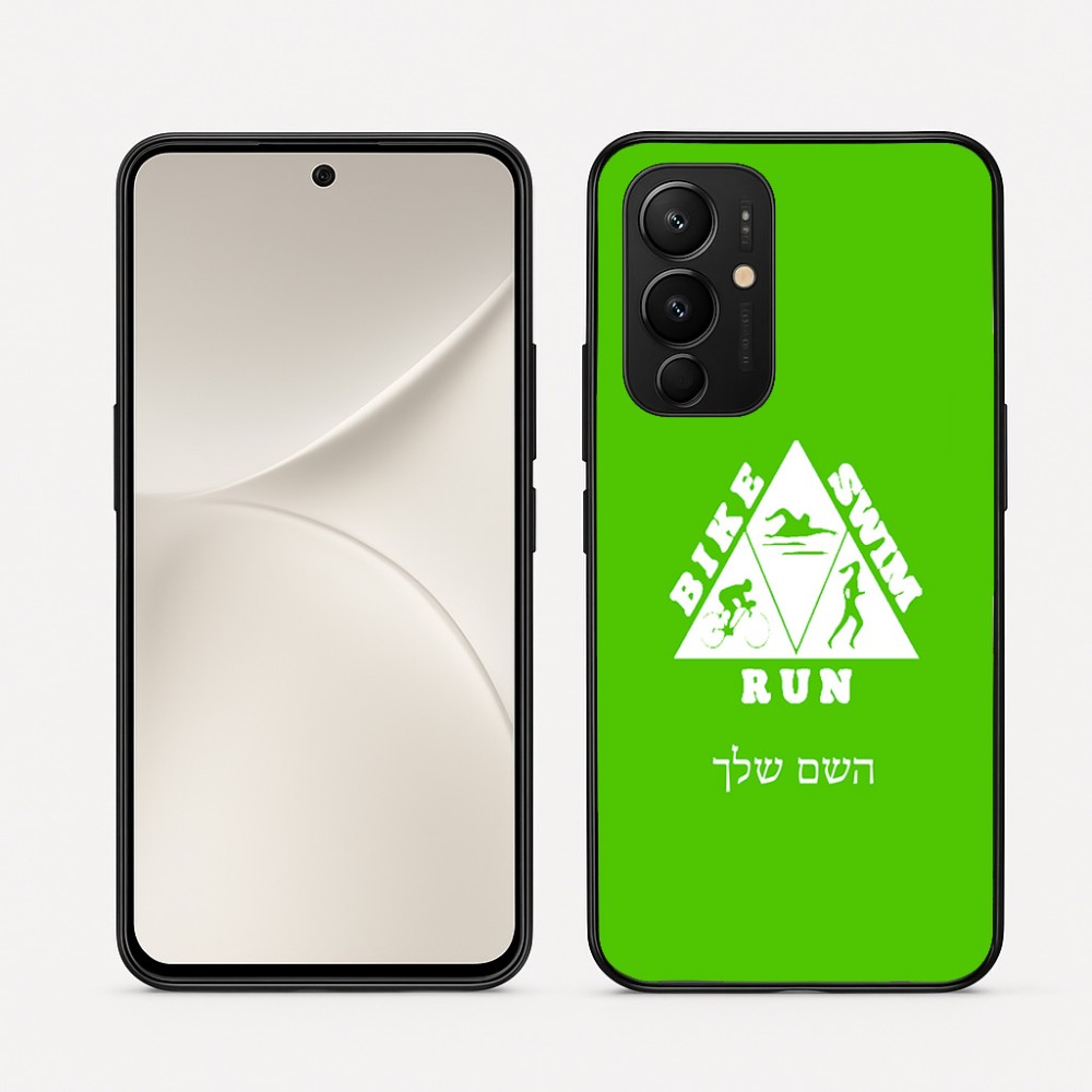 כיסוי בעיצוב אישי עם השם שלך לדגם - Realme 16 Pro 5G בעיצוב טריאתלון