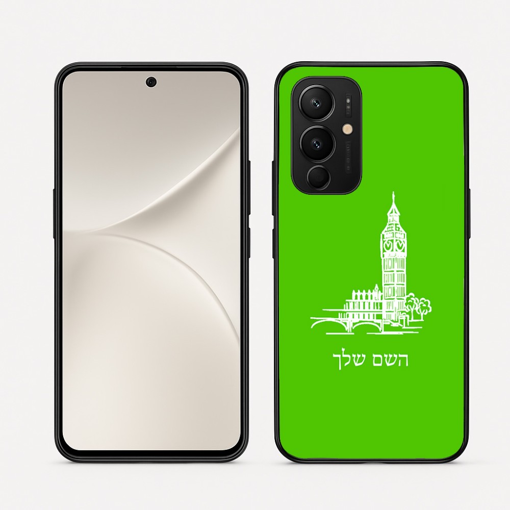 כיסוי בעיצוב אישי עם השם שלך לדגם - Realme 16 Pro 5G בעיצוב ביג בן