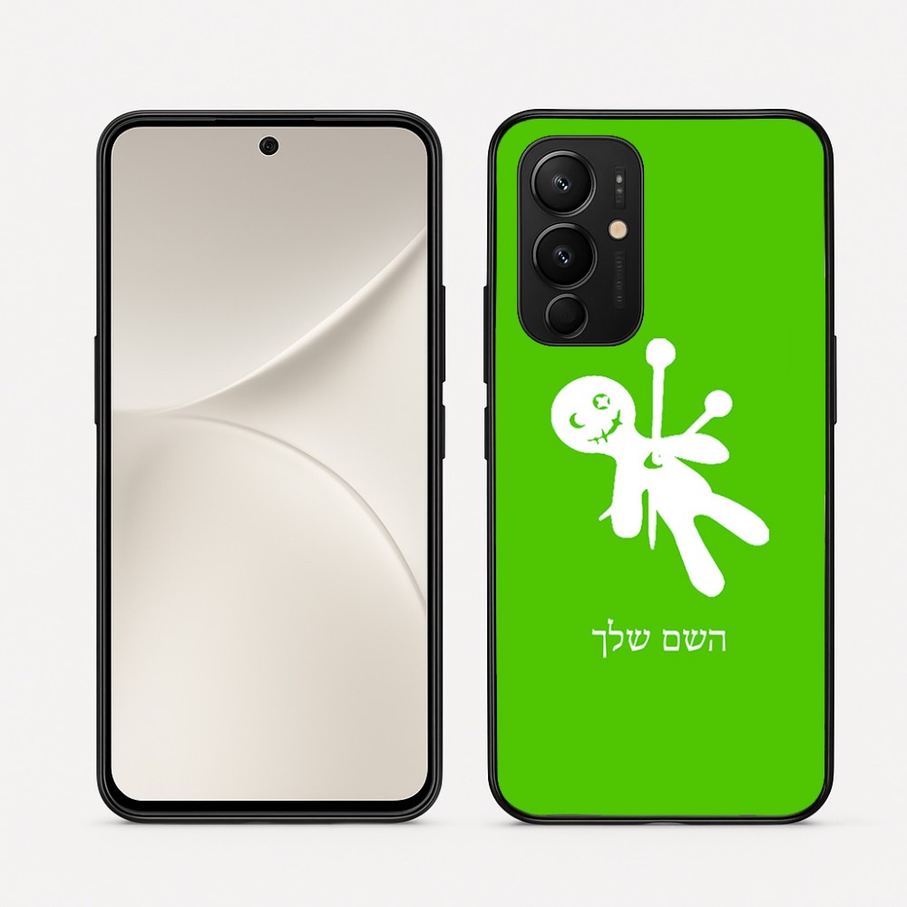 כיסוי בעיצוב אישי עם השם שלך לדגם - Realme 16 Pro 5G בעיצוב וודו
