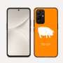 כיסוי בעיצוב אישי עם השם שלך לדגם - Realme 16 Pro 5G בעיצוב חזיר
