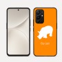 כיסוי בעיצוב אישי עם השם שלך לדגם - Realme 16 Pro 5G בעיצוב קרנף