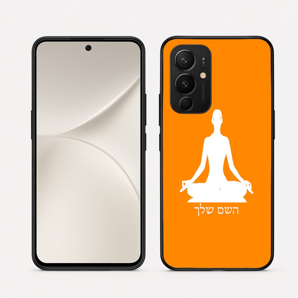 כיסוי בעיצוב אישי עם השם שלך לדגם - Realme 16 Pro 5G בעיצוב אימון יוגה