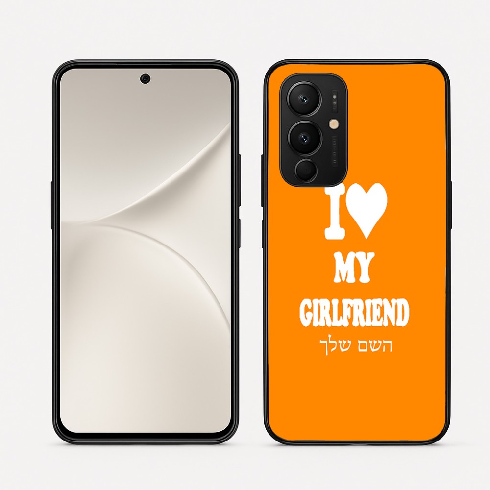 כיסוי בעיצוב אישי עם השם שלך לדגם - Realme 16 Pro 5G בעיצוב אוהב את החברה שלי
