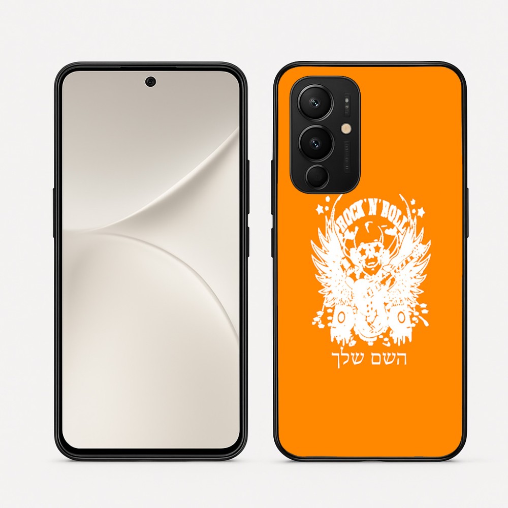 כיסוי בעיצוב אישי עם השם שלך לדגם - Realme 16 Pro 5G בעיצוב רוקנרול
