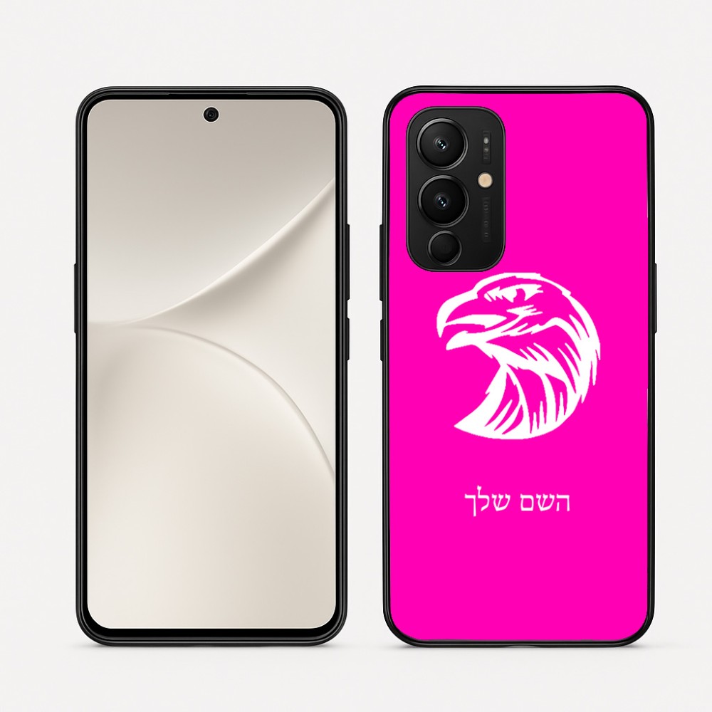 כיסוי בעיצוב אישי עם השם שלך לדגם - Realme 16 Pro 5G בעיצוב ראש נשר