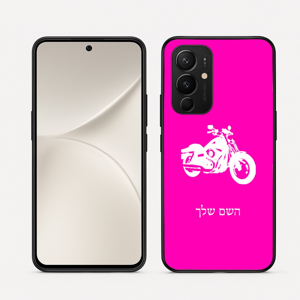 כיסוי בעיצוב אישי עם השם שלך לדגם - Realme 16 Pro 5G בעיצוב הארלי-דיווידסון