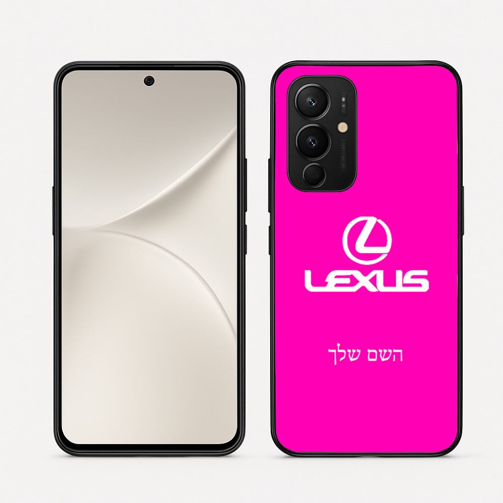 כיסוי בעיצוב אישי עם השם שלך לדגם - Realme 16 Pro 5G בעיצוב לקסוס
