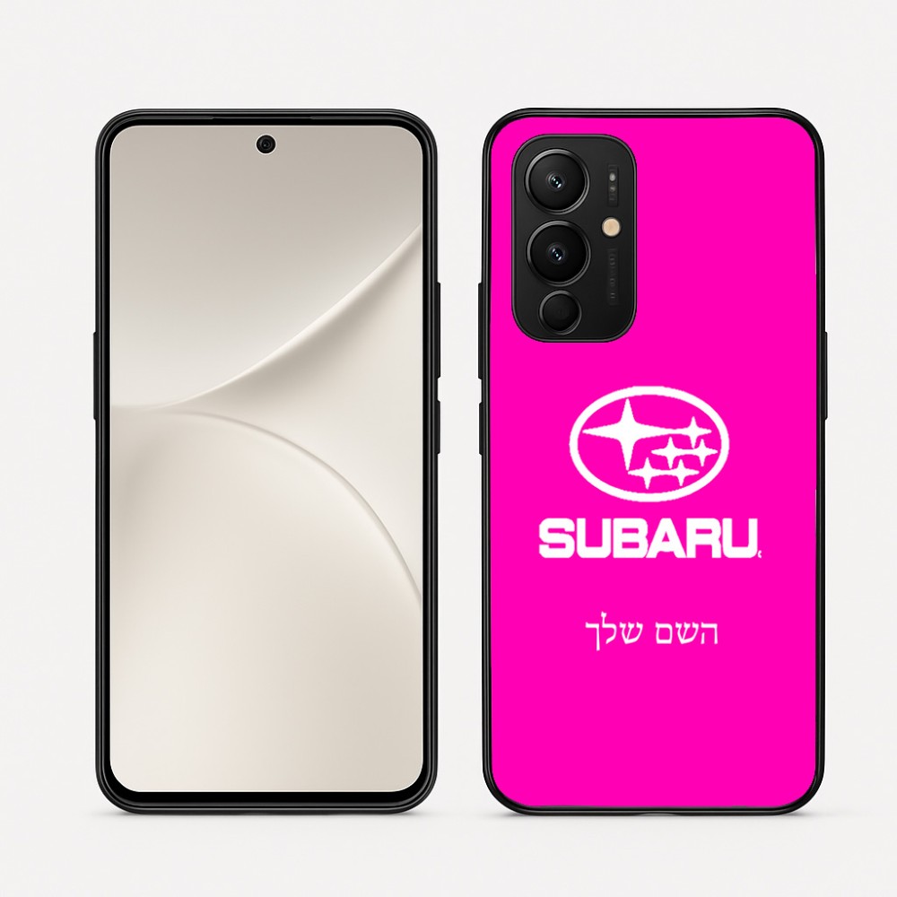 כיסוי בעיצוב אישי עם השם שלך לדגם - Realme 16 Pro 5G בעיצוב סובארו