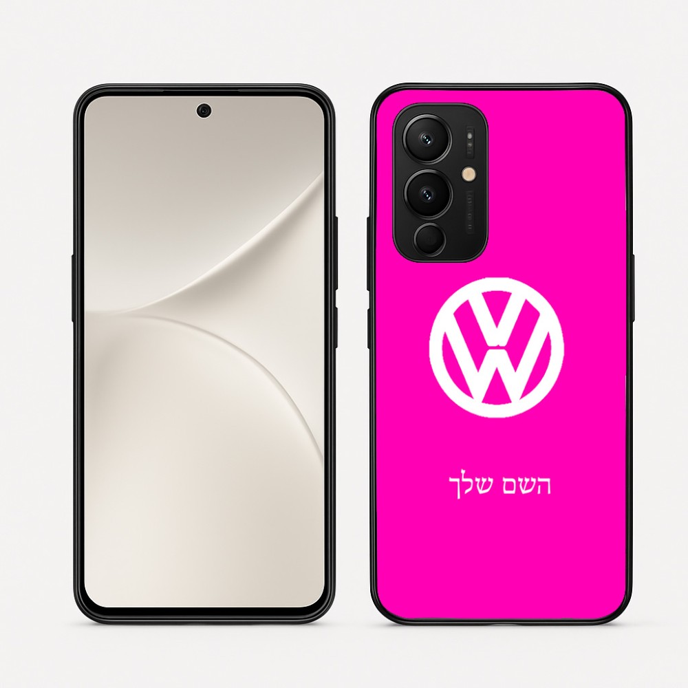 כיסוי בעיצוב אישי עם השם שלך לדגם - Realme 16 Pro 5G בעיצוב פולקסווגן