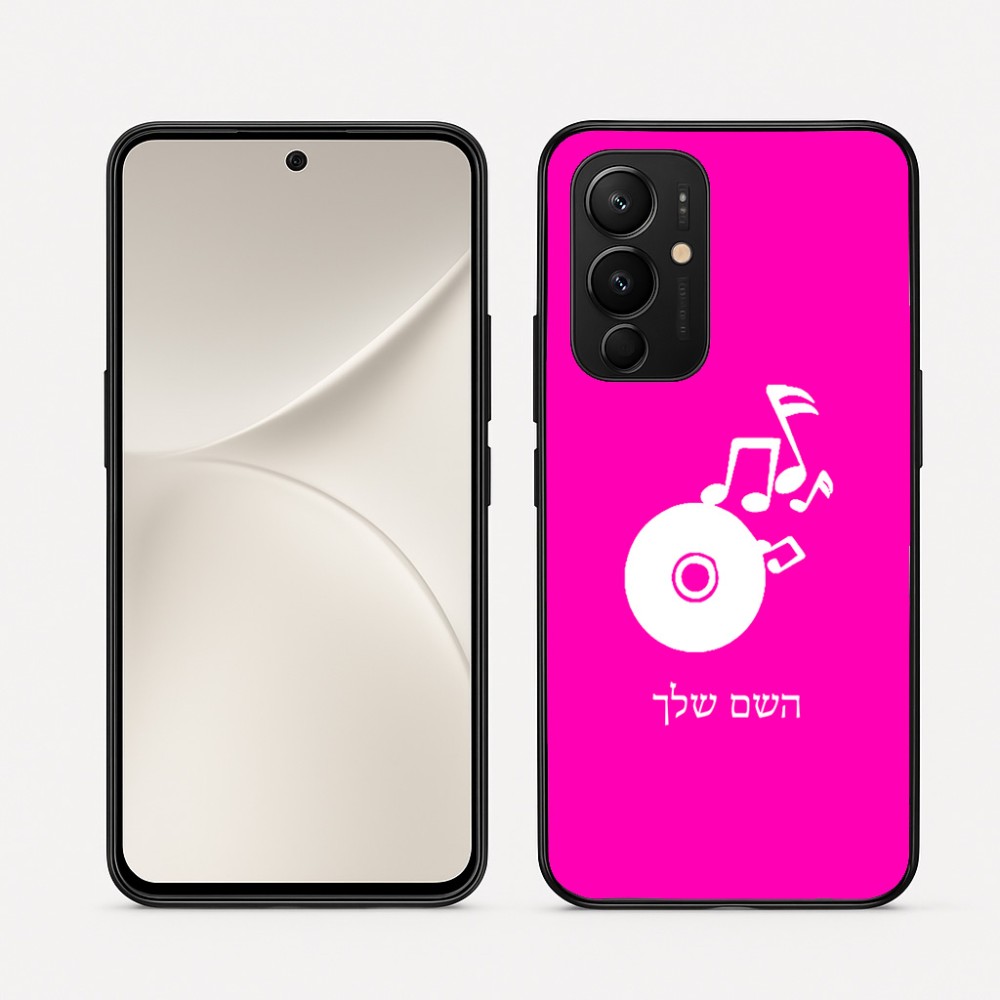 כיסוי בעיצוב אישי עם השם שלך לדגם - Realme 16 Pro 5G בעיצוב תקליטור - אזור מוזיקה