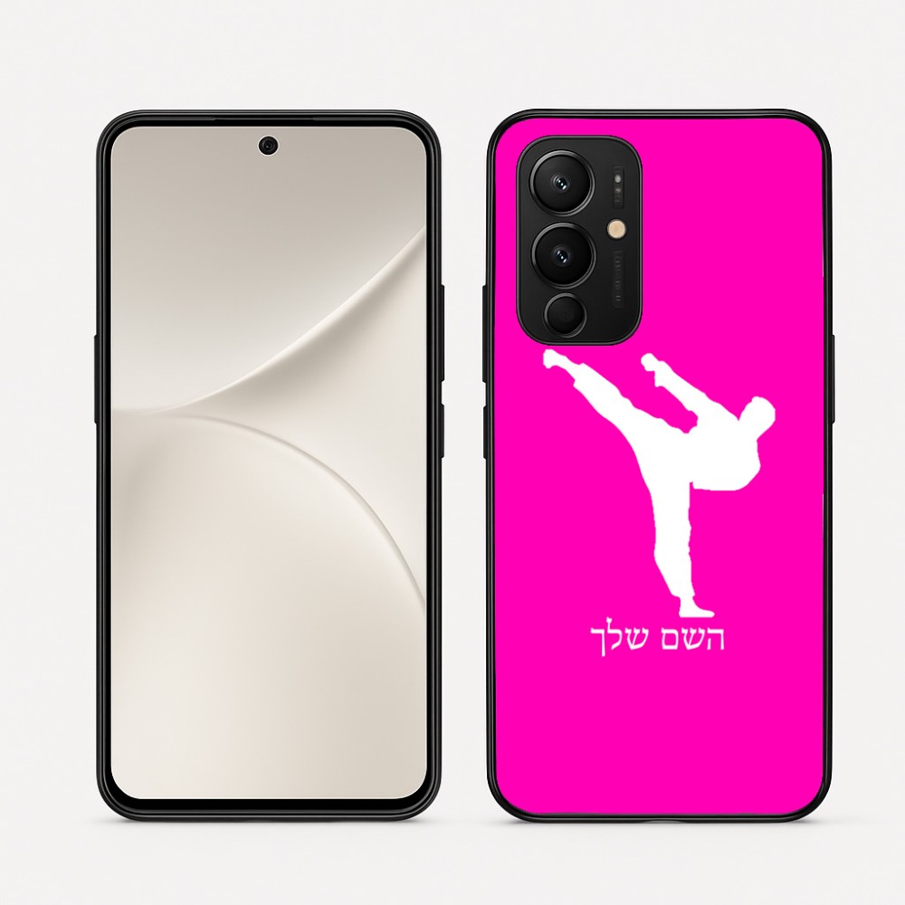 כיסוי בעיצוב אישי עם השם שלך לדגם - Realme 16 Pro 5G בעיצוב קרטה