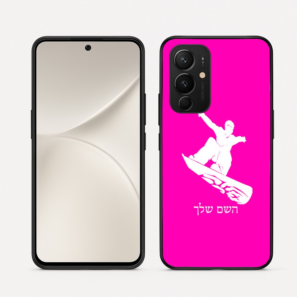 כיסוי בעיצוב אישי עם השם שלך לדגם - Realme 16 Pro 5G בעיצוב סנובורדיסט
