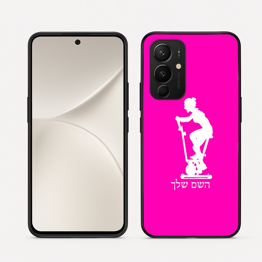 כיסוי בעיצוב אישי עם השם שלך לדגם - Realme 16 Pro 5G בעיצוב אימון ספינינג - אישה