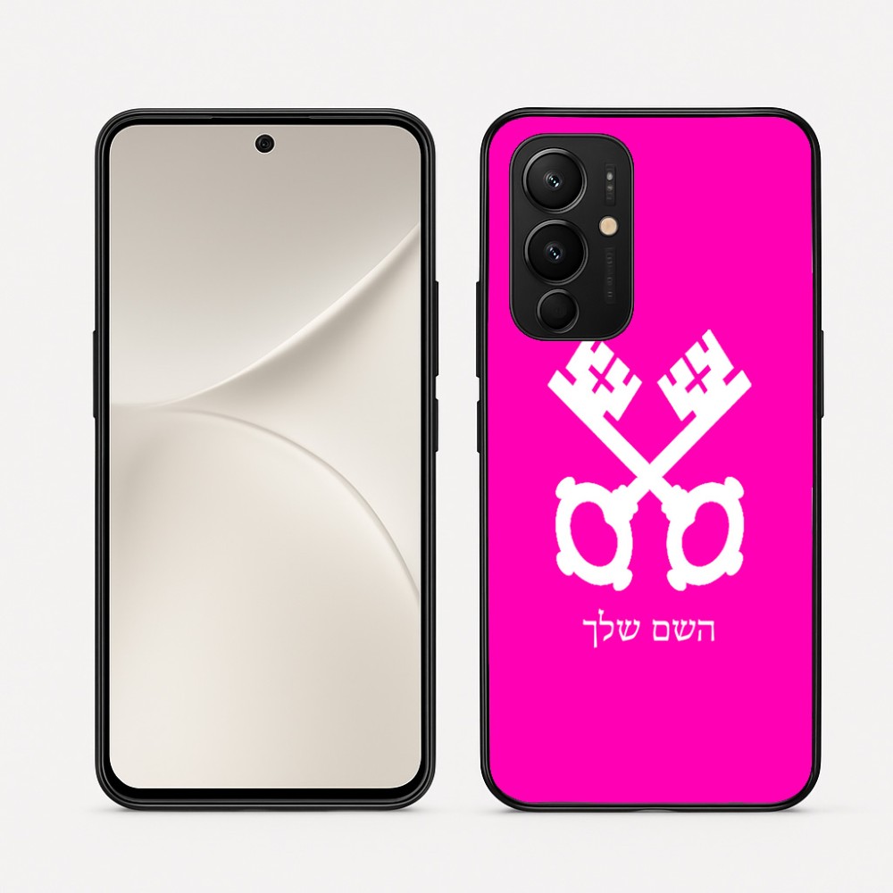כיסוי בעיצוב אישי עם השם שלך לדגם - Realme 16 Pro 5G בעיצוב מפתחות