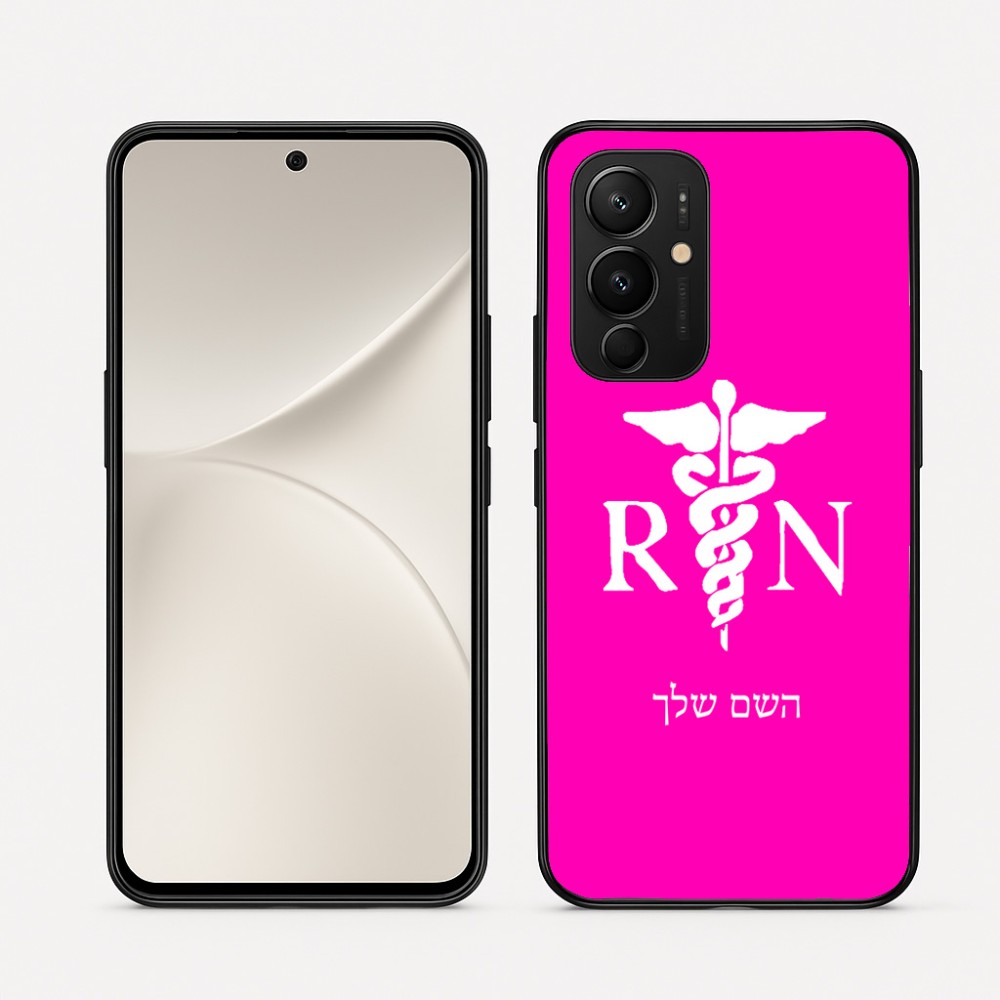 כיסוי בעיצוב אישי עם השם שלך לדגם - Realme 16 Pro 5G בעיצוב אחות מוסמכת