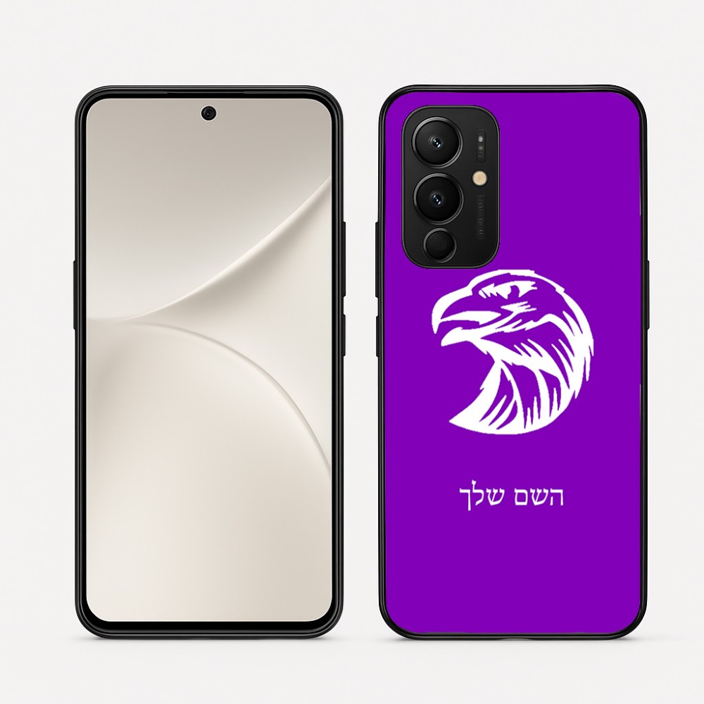 כיסוי בעיצוב אישי עם השם שלך לדגם - Realme 16 Pro 5G בעיצוב ראש נשר