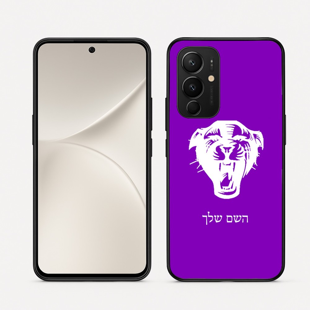 כיסוי בעיצוב אישי עם השם שלך לדגם - Realme 16 Pro 5G בעיצוב פני פנטרה