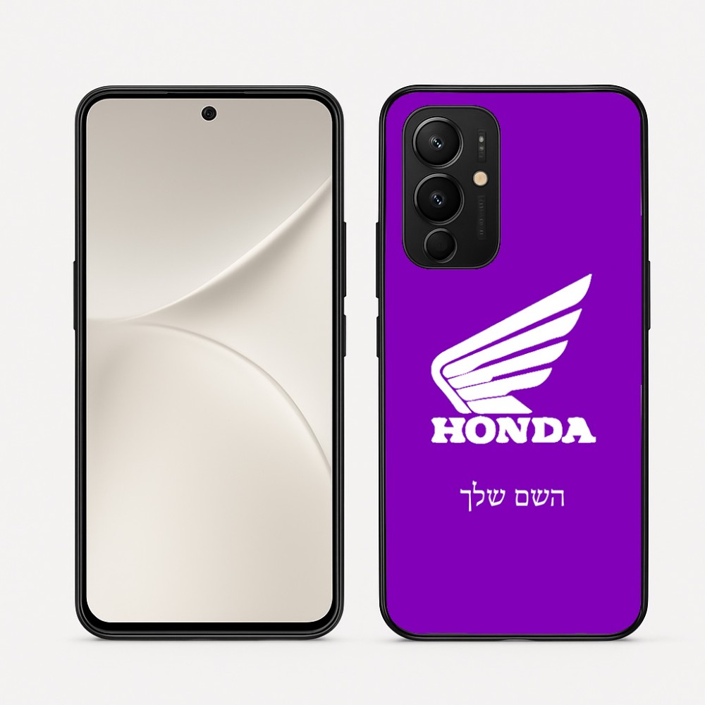 כיסוי בעיצוב אישי עם השם שלך לדגם - Realme 16 Pro 5G בעיצוב הונדה