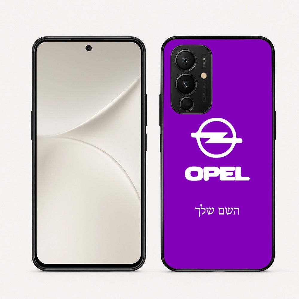 כיסוי בעיצוב אישי עם השם שלך לדגם - Realme 16 Pro 5G בעיצוב אופל