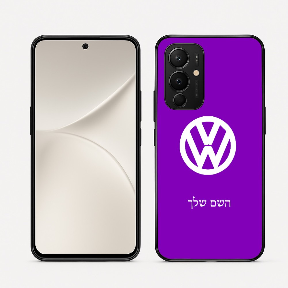 כיסוי בעיצוב אישי עם השם שלך לדגם - Realme 16 Pro 5G בעיצוב פולקסווגן
