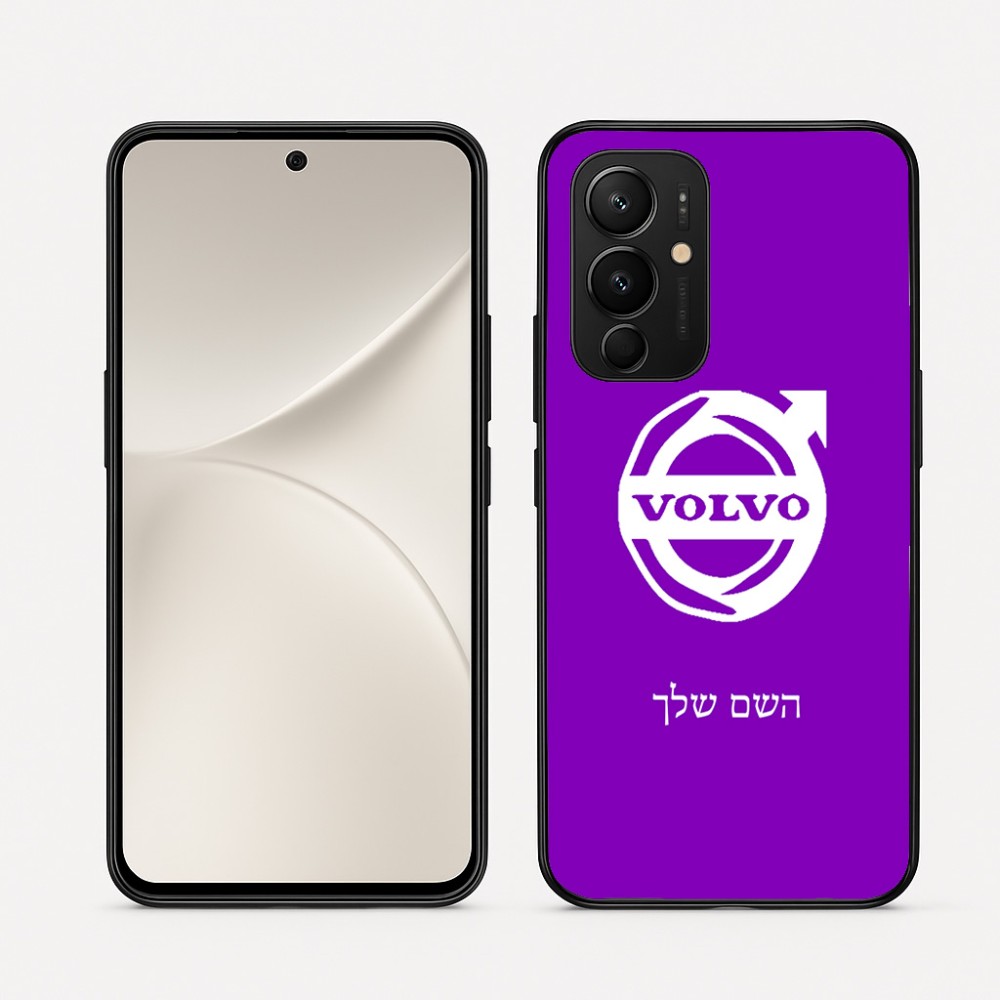 כיסוי בעיצוב אישי עם השם שלך לדגם - Realme 16 Pro 5G בעיצוב וולוו