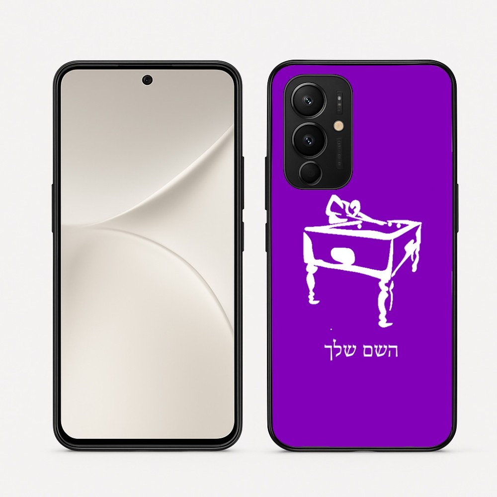 כיסוי בעיצוב אישי עם השם שלך לדגם - Realme 16 Pro 5G בעיצוב שחקן ביליארד