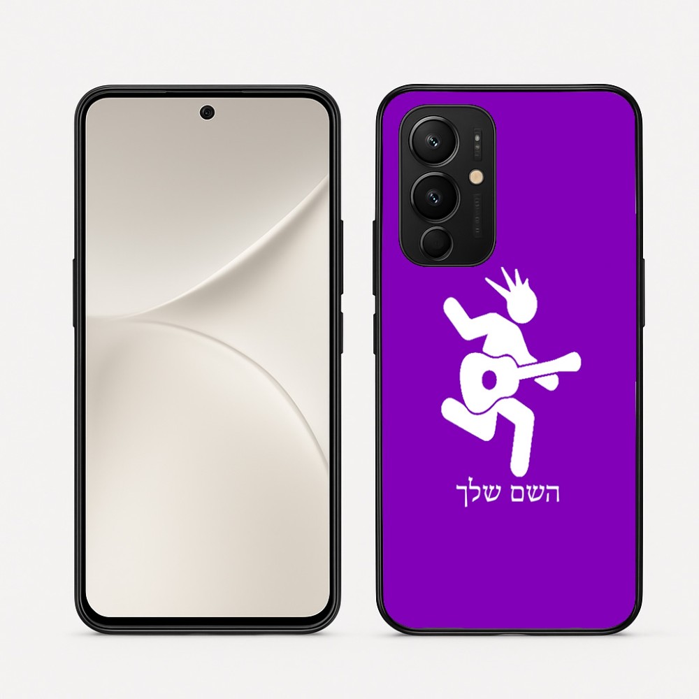כיסוי בעיצוב אישי עם השם שלך לדגם - Realme 16 Pro 5G בעיצוב נגן גיטרה